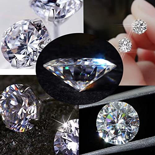 Nose Rings & Studs - 18g, 20g, 22g 14K Gold Bone Nose Studs for Women in Titanium Steel - color: 20g 5pcs Silver Screw Shaped G23 Titanium
