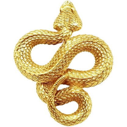 Snake Brooch,Vintage Snake Shape Pins,Lapel Pin for Men Backpack Pins Hat Pin,Halloween Party Costume Clothes Accessories Holiday Gift