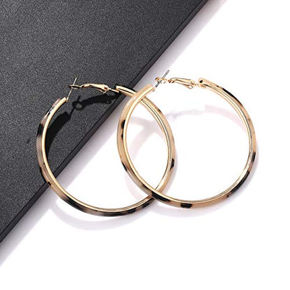 Acrylic Earrings Lightweight Hoop Earrings Statement Resin Drop Dangle Stud Earrings Fashion Jewelry For Women - color: Leopard