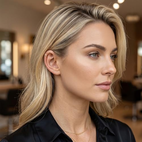 Ear Cuffs Non Piercing Ear Cuff Earrings for Women Gifts Trendy Stuff Clip on Cartilage Earrings Stacks Fake Earrings Jewelry Gifts - color: A1:1pcs chain pearl ear cuff silver