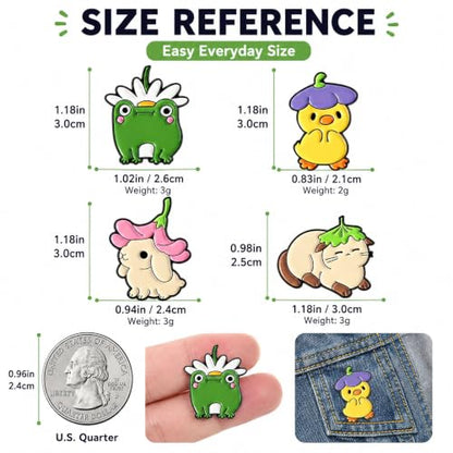 Cute Enamel Pin Sets for Backpacks and Jackets - color: JH-167