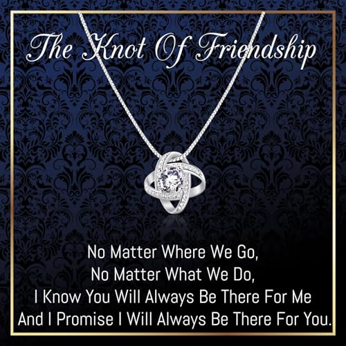 Friendship Necklace, Friendship Gifts for Women, Gifts for Best Friend, Best Friend Friendship Necklace, Birthday Gifts for Female Friends, Her, BFF, Bestie… - color: Twist S1