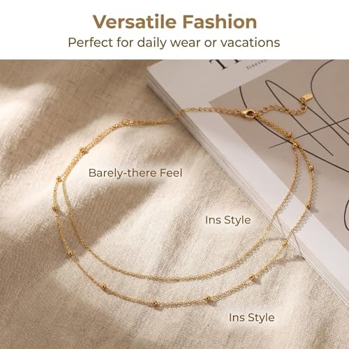 Layered Belly Waist Chain for Women - color: Gold