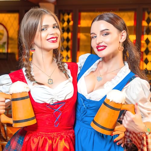 MARFOREVER 40Pcs/20 Pairs Oktoberfest Charms for Jewelry Making | Beer Theme Festival Charm, German Beer Mug Pretzel Dangle Charms, for Bracelet Necklace Earrings Making Accessories DIY Craft - style: Oktoberfest
