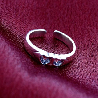 Gem Avenue 925 Sterling Silver Toe Rings Collections – Beach, Celtic, Heart, Dolphin, Flower & More Designs for Women – Elegant Adjustable Summer Jewelry - style: Style 11