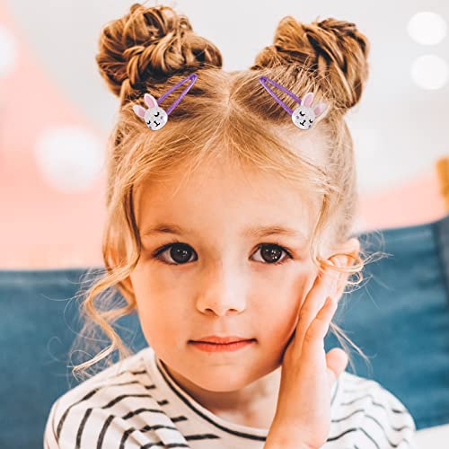 Wingchold 16Pcs Girls Unicorn, Butterfly, Flower, Rabbit Hair Clips - Sparkly Rainbow Hair Accessories for Toddlers, Kids, Hair Clips for Party, Birthday Gift Supplies Favors