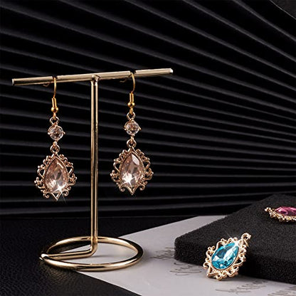 Cheriswelry 30Pcs Teardrop Resin Rhinestone Pendants with Light Gold Alloy Findings Water Drop Faceted Rhinestone Dangle Charms 24.5mm for Women DIY Necklace Earring Bracelet - color: Mixed Color*14