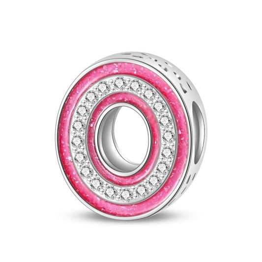 925 Sterling Silver Letter Charms Fits Pandora Bracelets Alphabet AZ Bead Charm for Bracelets Necklace with 5A Cubic Zirconia for Women Birthday Ceremony DIY Jewelry Gift - style: O