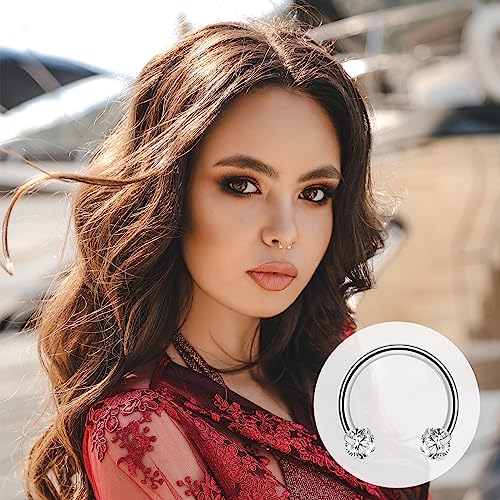 ONESING 53-80 Pcs Septum Rings 16g, Septum Rings for Women Septum Piercing Jewelry Horseshoe Nose Hoop Rings Lip Tragus Cartilage Earrings Stainless Steel Body jewelry 10mm - color: MixcolorD-80 Pcs