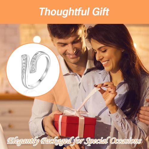 Toe Ring for Women Cute Adjustable Big Toe Rings Non-Tarnish Diamond Jewelry Waterproof Stainless Steel Toe Rings Plated Triple Moonstone Snake Knot Simple Band - color: Silver
