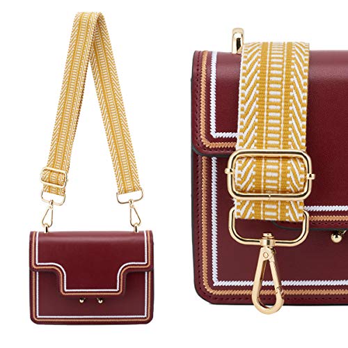 Wide Shoulder Strap Adjustable Replacement Belt Crossbody Canvas Bag Handbag - color: Wide: 1.4"(3.5cm)color2, size: EXTRA LONG:66.9"(170cm)Wide:1.4"(3.5cm)