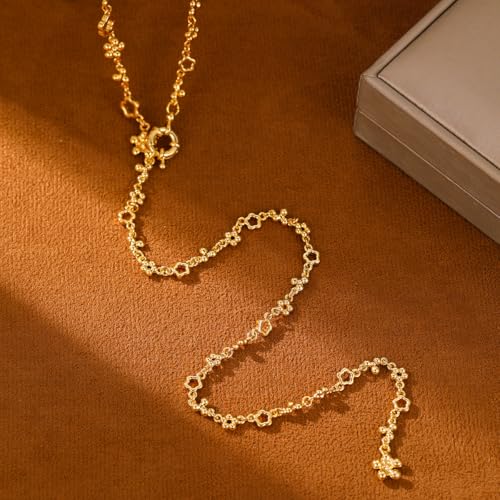 Gold Plated Long Y Necklace for Women,Adjustable Lariat Chain Statement Jewelry, Trendy Accessory for Party Date Night Daily Streetwear - color: C