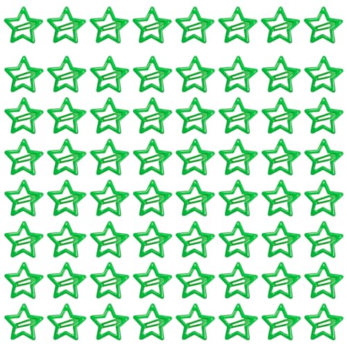64 Pcs Metal Snap Hair Clips for Women,Small Snap Barrettes for Women Girls Thick Fine Hair (Green) - color: Green