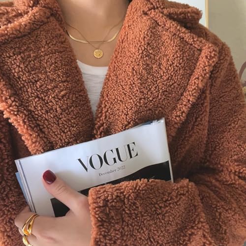 Hey Harper Gold Ring for Women - Gold Plated Stacking Waterproof & Sweatproof Jewerly Ring - Everday Non Tarnish Cute Fashion Circle Rings - style: Marbella Ring