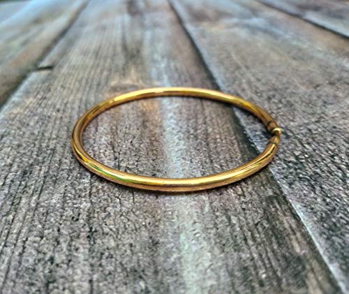 SHINDE EXPORTS pure copper bracelets cuf kada bangle for men and women - style: antic