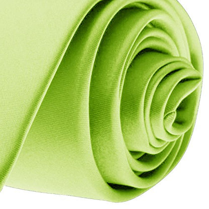 K. Alexander Skinny Ties - Multiple Solid Colors - Classic 2" width - color: Pear Green
