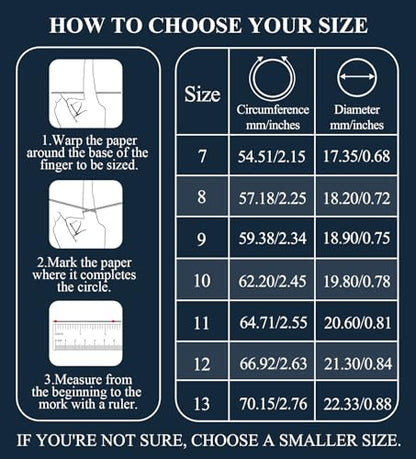 CASDAN 12Pcs Stainless Steel Vintage Signet Rings for Men | Silver Square Pinky Thumb Chunky Thin Band Ring,High Polished Men Ring ,Vintage Spinning Biker Band Rings Set 7-13