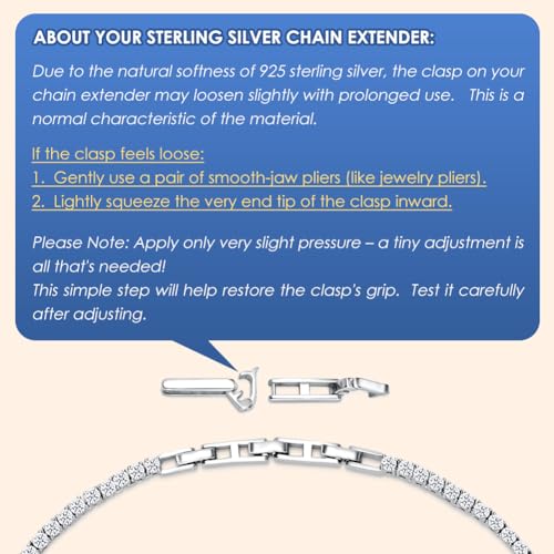 LANE WOODS Simulated-Diamond-Moissanite Tennis-Choker Necklaces-for-Women: Adjustable 18K White Gold Plated Sterling Silver Chain Necklace for Woman Prom Wedding Anniversary Party Jewelry Gifts - style: 13"-15"
