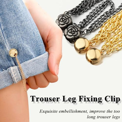 Magnetic Clothing Clips: 12 Pcs Multi-Function Magnetic Shirt Clips with Chain for Women Clothes Sleeves Pants Hijabs Hats Scarfs