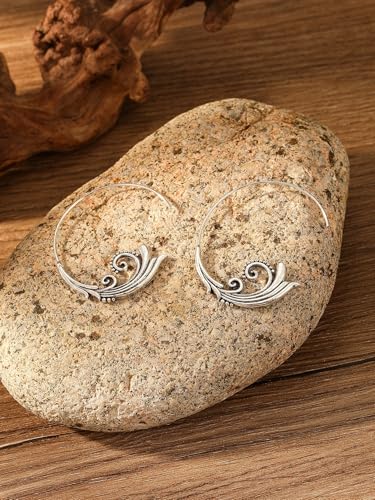 Retro Exaggerated Drop Earrings Personality Vintage Carved Dangle Earrings Daily Accessories Party Valentine's Day Jewelry Gifts for Women - style: Retro Style 14