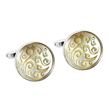 Urban Jewelry Mens Stainless Steel Nautical Knot Cufflinks Sharp Formal | Nautical Cufflinks Stainless Steel Rust Resistant Finish Polished Cufflink Finish Modern Cufflink Design Style - color: Oriental Style Cufflinks