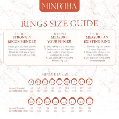MINDDHA Overlapping Rings for Women - Designer Criss Cross Rings - 925 Sterling Silver Wide Band Ring, Criss Cross Silver Rings for Women - Handmade Jewelry, 12mm Width - Size 4-12