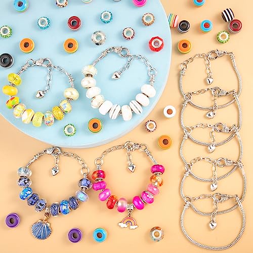 20 Pcs 7.87 Inch Snake Chain Charm Bracelets Adjustable Snake Charm Bracelet Chains with Bracelet Helper Heart Lobster Clasp Extender Chain DIY Bracelet Chain for Women Jewelry Making Supplies - color: 20Pcs Sliver Snake Bracelet with Bracelet Helper