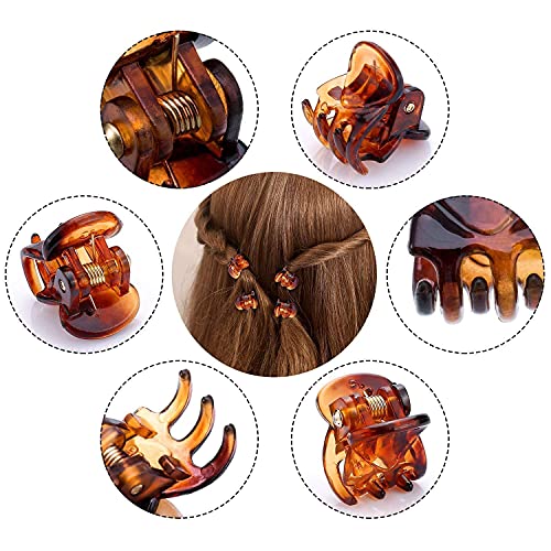 Snap Hair Clips and Hair Claw Clips Set, Funtopia 40 Pcs 7cm / 2.8 Inch Long No Slip Metal Hair Clips and 72 Pcs Small Hair Clips Clamps Plastic Jaw Clips for Thin Hair Thick Hair