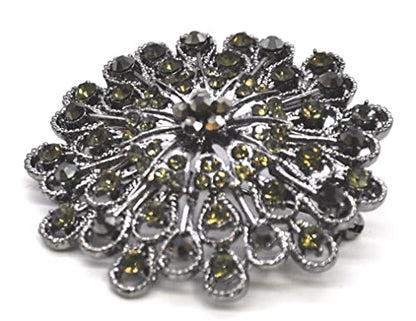Belagio Enterprises 2 1/2-Inch Rhinestone Brooch | BW-171-182 - size: 2-1/2-Inch, style: BW-131