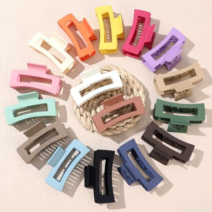laxizar 16 Pcs Hair Clips for Women 3.5 Inch Claw Clips Hair Accessories