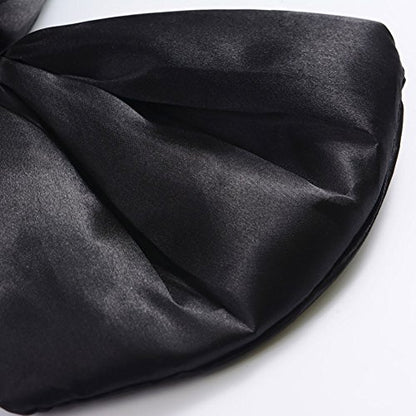 ZTL Women Huge Bow Headband Hairband Hair Hoop Accessories Party Props - color: Black