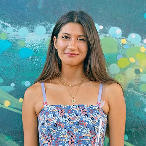 Aobei Pearl 18K Gold Plated Paperclip Chain Choker Satellite Chain Freshwater Cultured Biwa Pearl Pendant Necklace Dainty Turquoise Jewelry for Women - color: The Golden Asymmetric Chain