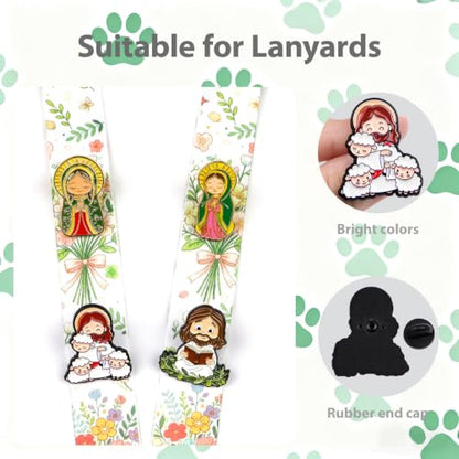 4/6/9/10/12/16/20PCS Cute Enamel Pins Bulk Set, Art Aesthetic Lapel Brooches, Humorous Quote Pins for Backpacks Jackets Hats Bags, Novelty Cool Badges for Women, Men, Teens, Kids - style: 9pcs Jesus