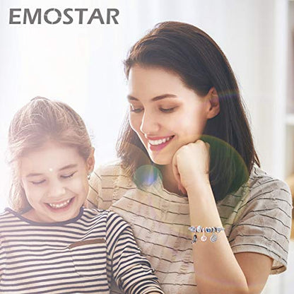 EMOSTAR Zodiac Sign Charms fits European Charm Bracelet – Rose Gold 925 Sterling Silver Necklace Pendant, 12 Horoscope Constellation Dangle CZ Birthstone Beads, Gifts for Women/Men/Birthday - color: Cancer (6.21 – 7.22)