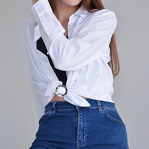 AEGYPIUS Scarf Ring, 10 Pcs Resin Scarf Rings for Women Fashion Round Shirt Clips for Women, Scarf Buckle Scarf Ring Clip Silk Neckerchief Clasp Clothing Wrap Fasten Holder for Lady Girls