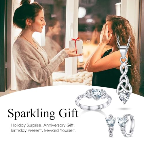 Bestyle 925 Sterling Silver Huggie Hoop Earrings Small Birthstone Hoop Earrings for Women Hypoallergenic Silver Huggie Earring,Great Birthday Earrings Gift for Daughter Wife Mom - color: 04-White Diamond-Hoop