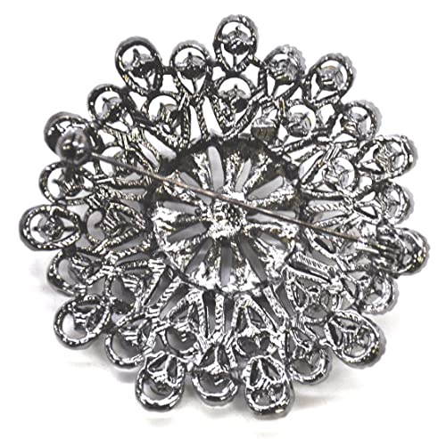 Belagio Enterprises 2 1/2-Inch Rhinestone Brooch | BW-171-182 - size: 2-1/2-Inch, style: BW-131