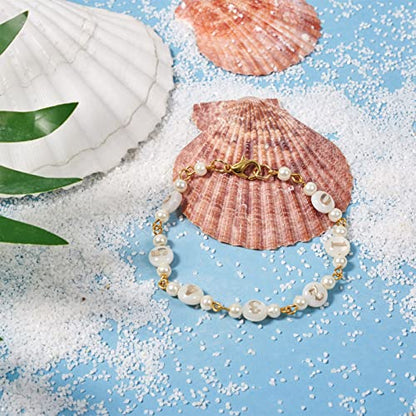 Craftdady 36Pcs Freshwater Shell Beads 8mm Flat Round Letter Bead Charms Alphabet A~Z Shell Cabochons Number Bead Charms for Name Bracelets Necklaces Earrings Jewelry Crafts Making - color: Golden Letter & Number Beads