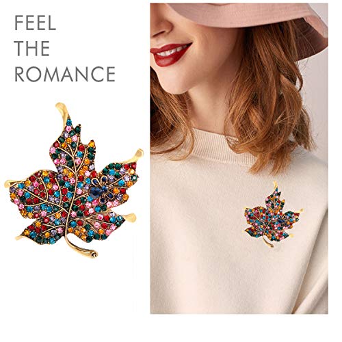 seven wolves Brooches for Women Austria Crystal Brooch Pins Rhinestones Brooches Daily Wearing Breastpin with Boxes - color: Multicolor 1