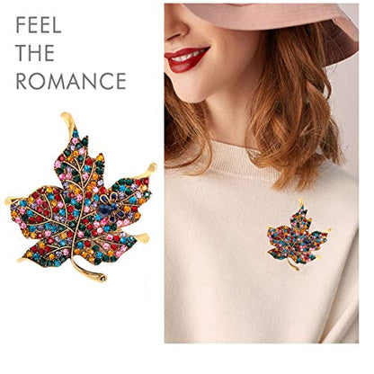 seven wolves Brooches for Women Austria Crystal Brooch Pins Rhinestones Brooches Daily Wearing Breastpin with Boxes - color: Multicolor 1