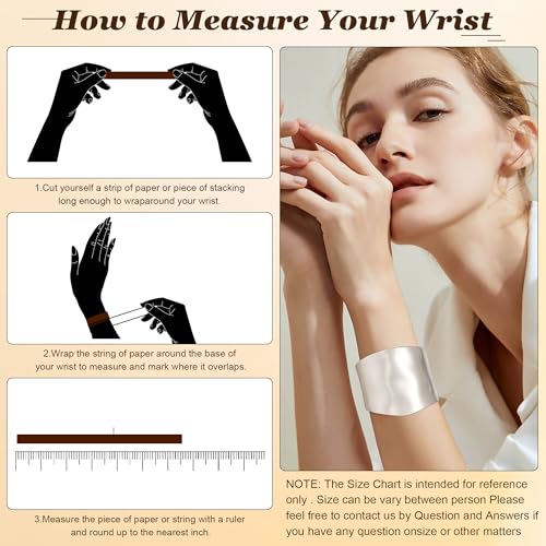 NICEIGHT 18K Gold Plated Chunky Bangle Bracelets for Women Gold Wide Cuff Bangle Bracelet Hammered Minimalist Thick Gold Wrist Wrap Bracelets - color: Silver Irregular Matte bracelet