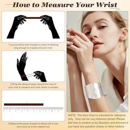 NICEIGHT 18K Gold Plated Chunky Bangle Bracelets for Women Gold Wide Cuff Bangle Bracelet Hammered Minimalist Thick Gold Wrist Wrap Bracelets - color: Silver Irregular Matte bracelet