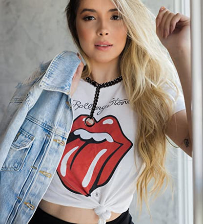 Womens Choker Chain Sexy Stainless Steel Cuban Link Necklace | Hot O Ring Pendant tail,Adjustable,Punk Rock,Sexy Pendant, Easy Choker,No tarnish,Punk Rock Hiphop - color: Balck
