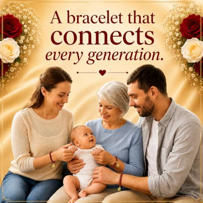 Baby Crystals Personalized Red Bracelet for Protection –Baby Jewelry for Girls | 14K Gold-Plated or Sterling Silver Initial Charm Bracelet | Baptism, Birthday Gifts - style: Initial 14K Gold Plated