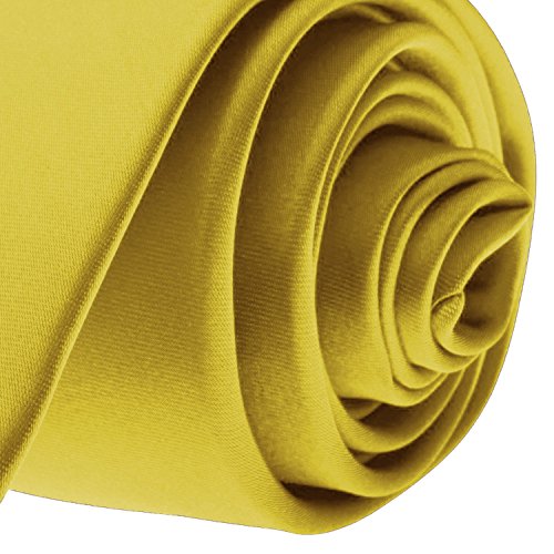K. Alexander Skinny Ties - Multiple Solid Colors - Classic 2" width - color: Baby Yellow