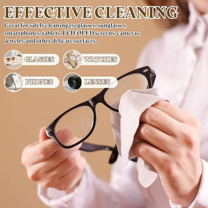 PATIKIL 3Pcs Soft Eyeglass Cloths, 15.8 x 15.8 Electronics Microfiber Cleaning Cloths Eyeglass Cleaning Fabric for Lens Wipes Glasses Cleaner Jewelry LCD Screens Cameras, Light Gray - color: Light Gray