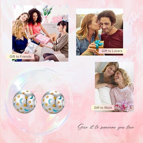 Clip Stopper Spacer Charms for Bracelets Necklaces, Compatible with Pandora,Jewery Making DIY - style: Spacer Glow-in-the-dark Stars and Moon