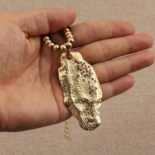 Chunky Pendant Necklace for Women Vintage Boho Necklaces Choker Layered Statement Necklaces Bohemian Jewlery Gifts - style: Bohemian Necklace Women