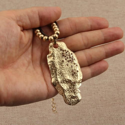 Chunky Pendant Necklace for Women Vintage Boho Necklaces Choker Layered Statement Necklaces Bohemian Jewlery Gifts - style: Bohemian Necklace Women
