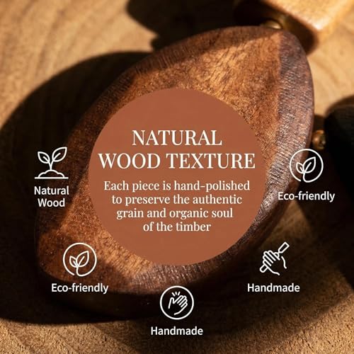 Coiris Chunky Statement Necklace and Earring Sets for Women Boho Wooden Necklaces Earrings Jewelry Set for Women - color: Classic